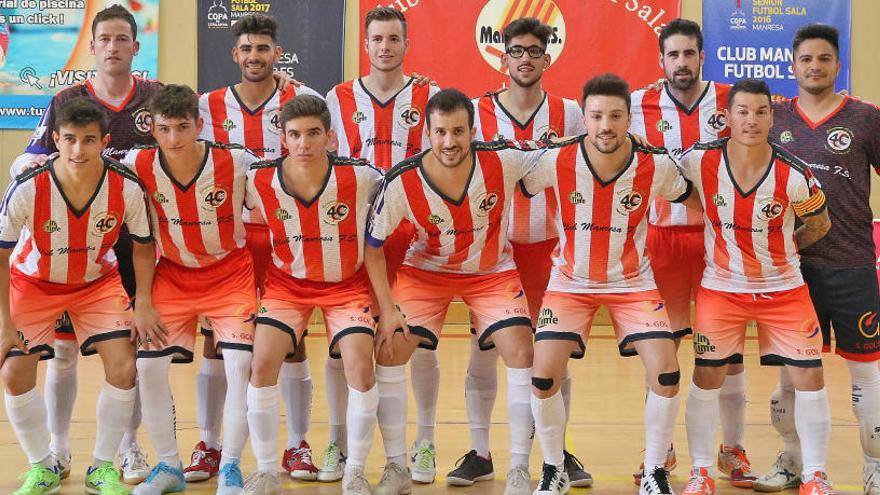 Nova equipació per al primer equip del Manresa FS en motiu del 40è Aniversari