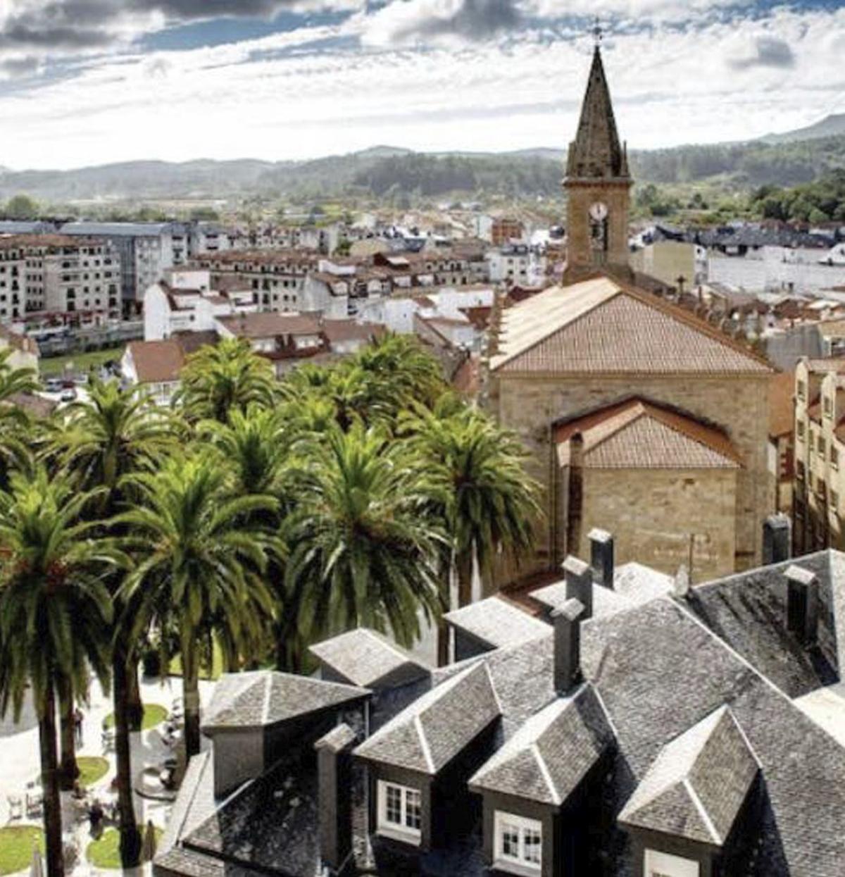 Vista del casco urbano de Caldas.