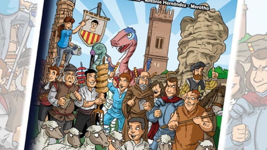 El cómic ‘Cuentos y leyendas de Aragón’ recorre la Comarca Campo de Cariñena. | SERVICIO ESPECIAL