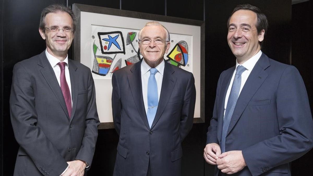 caixabank jordi gual  isidre faine y gonzalo gortazar