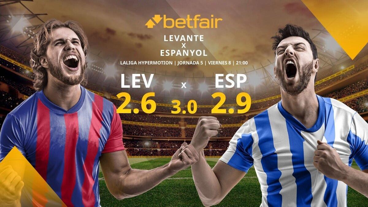 Levante UD vs. RCD Espanyol: horario, TV, estadísticas, clasificación y pronósticos