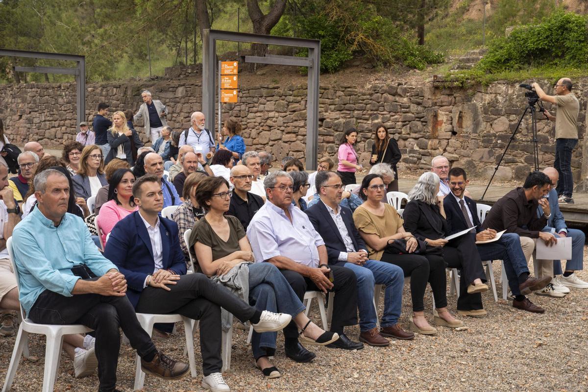 Imatges de l'acte de commemoració del centenari de l’inici de l’explotació de les sals potàssiques a Cardona Imatges de l'acte de commemoració del centenari de l’inici de l’explotació de les sals potàssiques a Cardona