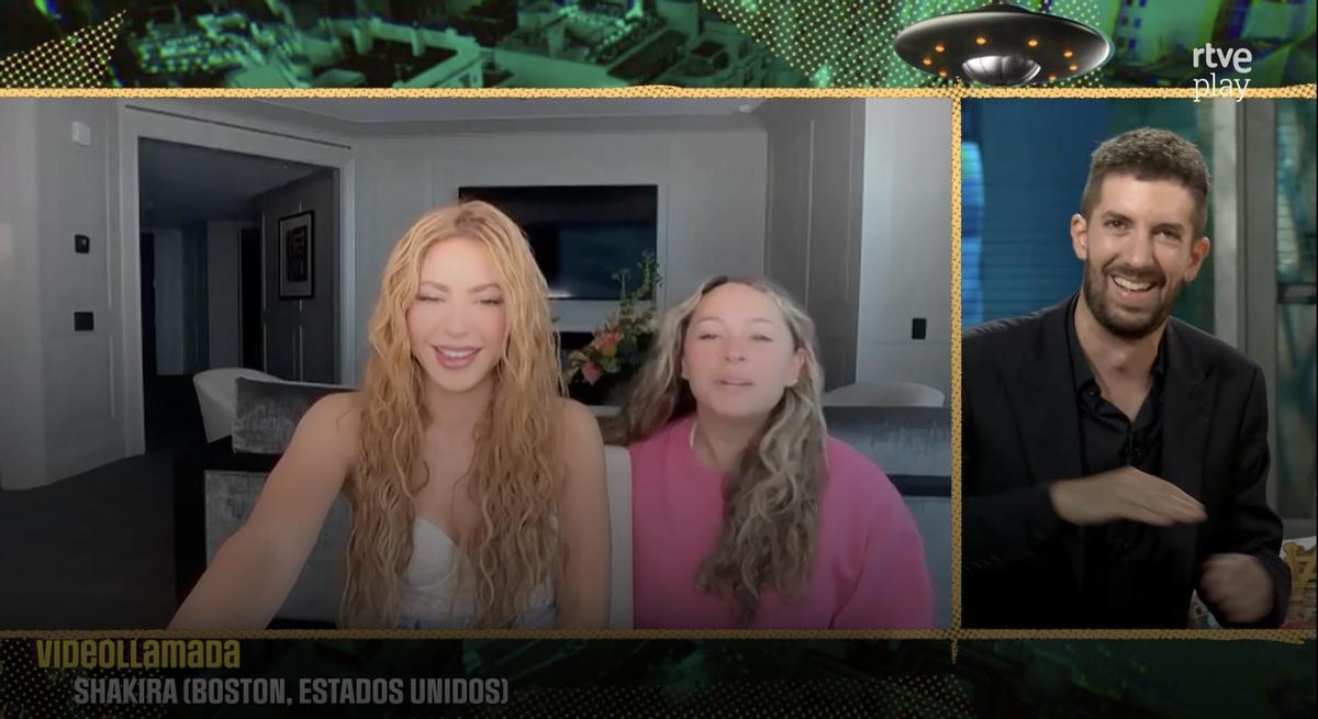 La asistente de Shakira, Diana, en 'La Revuelta'