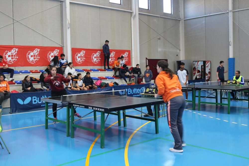 Final de tenis de mesa de Deporte en Edad Escolar