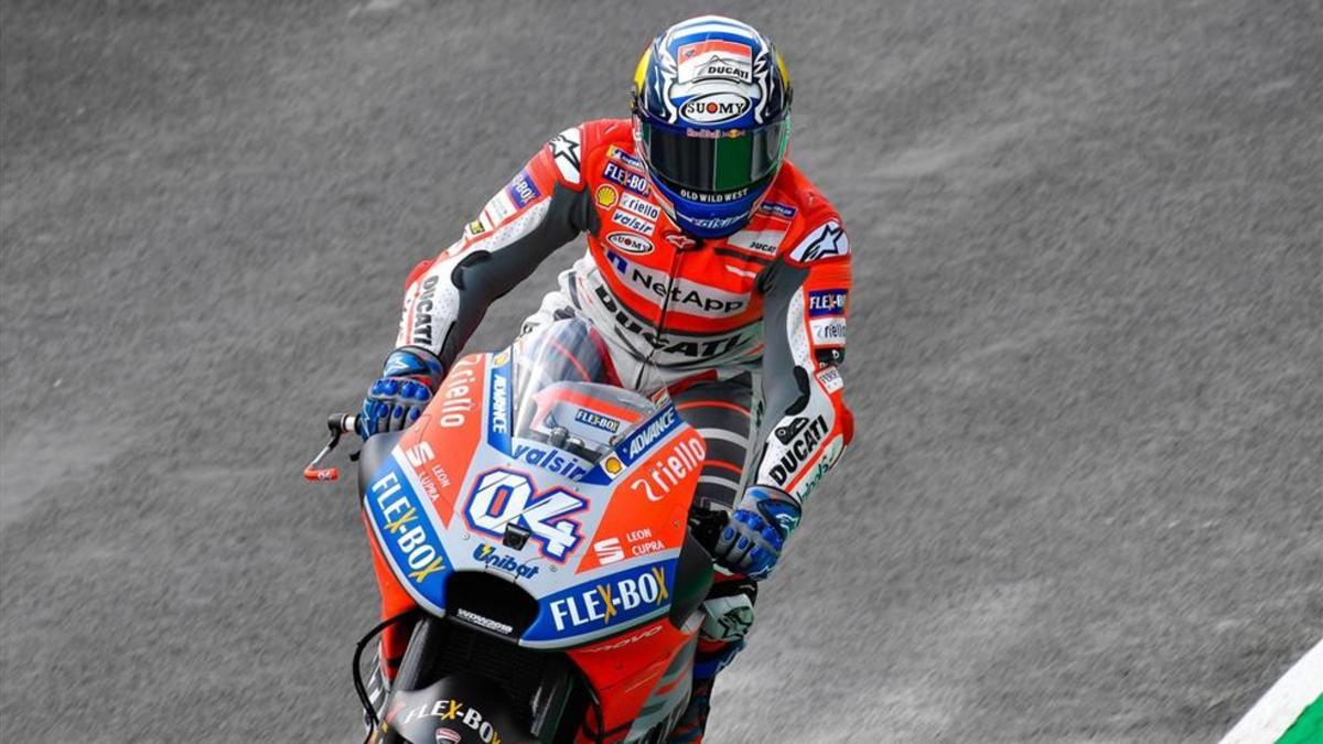 Dovizioso marcó la pauta en el FP1 de MotoGP