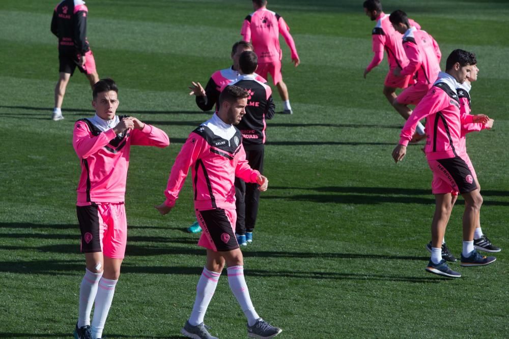 Primer entrenamiento del Hércules de 2018