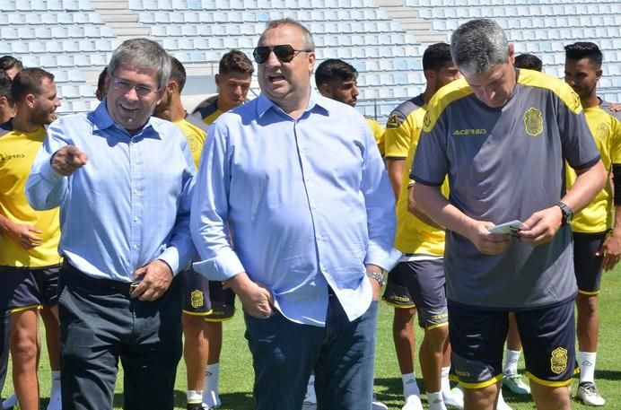 Primer entrenamiento de la UD Las Palmas