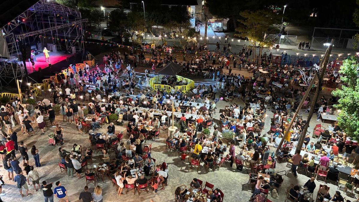 Activitat durant la festa major del 2025 a l'Espai Central, que enguany s'amplia