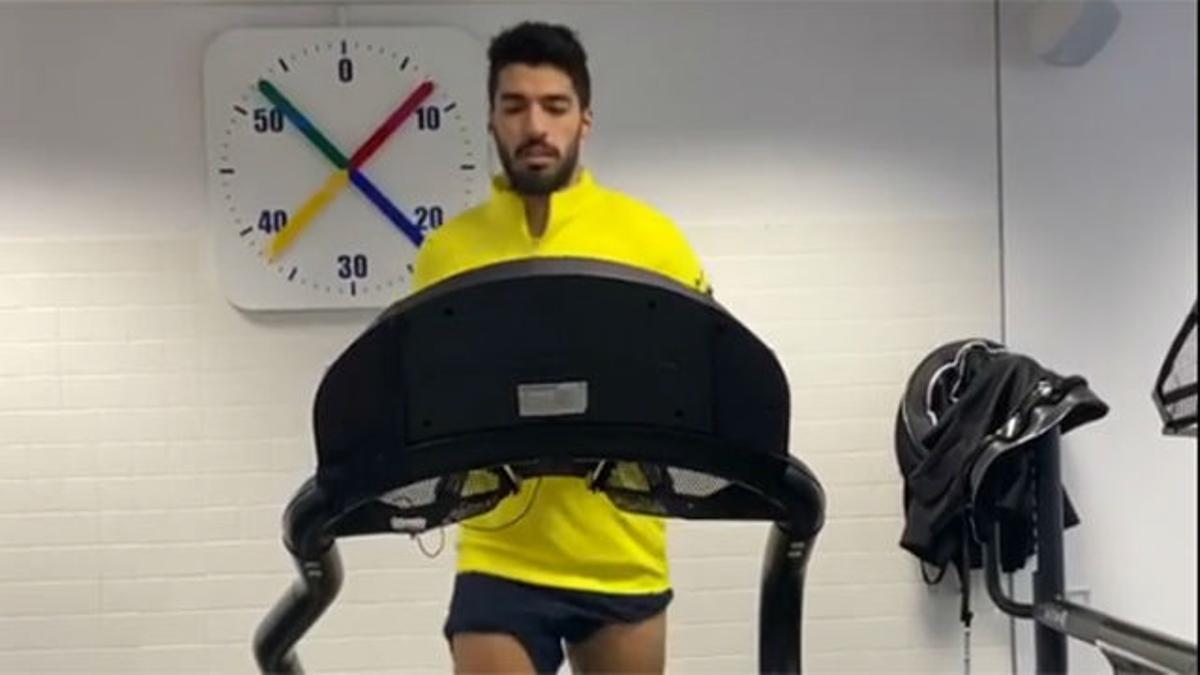 Luis Suárez continúa mostrando su recuperación