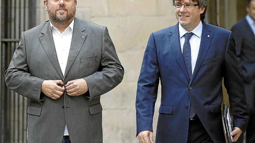 Oriol Junqueras i Carles Puigdemont