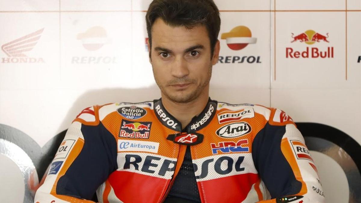 Dani Pedrosa, en una imagen de archivo durante el GP de Catalunya