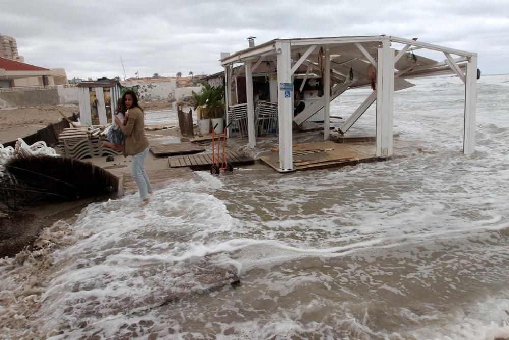 Temporal en Cabo de Palos y La Manga