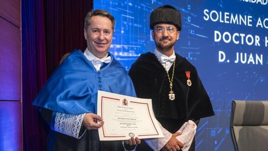 El físi de Manresa Juan Ignacio Cirac, investit 'honoris causa' per la Universitat Carlos III: "El que abans semblava un somni, avui és realitat"