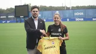 Andrea Tarazona, portera del Dépor Abanca: "Estoy muy centrada en lo mío y voy a intentar aprender todo lo posible de Inês Pereira"