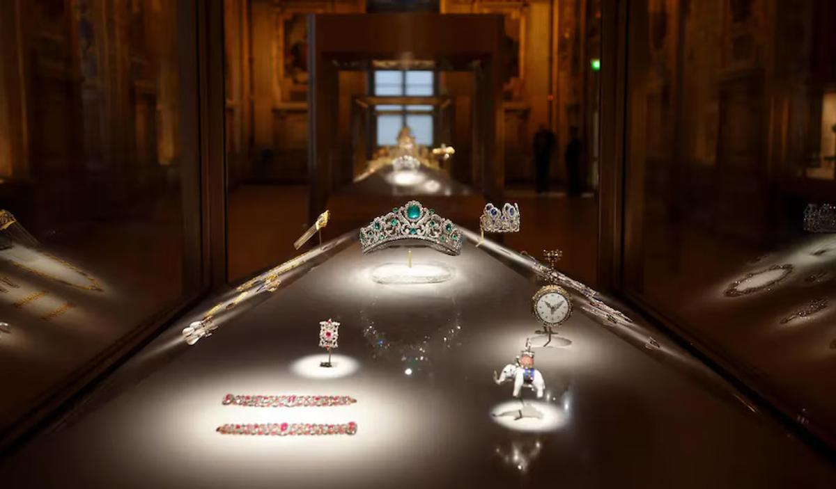 Joyas de la corona francesa en la Galería Apolo