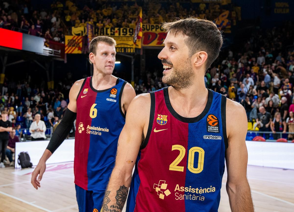 Vesely y Laprovittola siguen ejerciendo año tras año un papel decisivo en el Barça