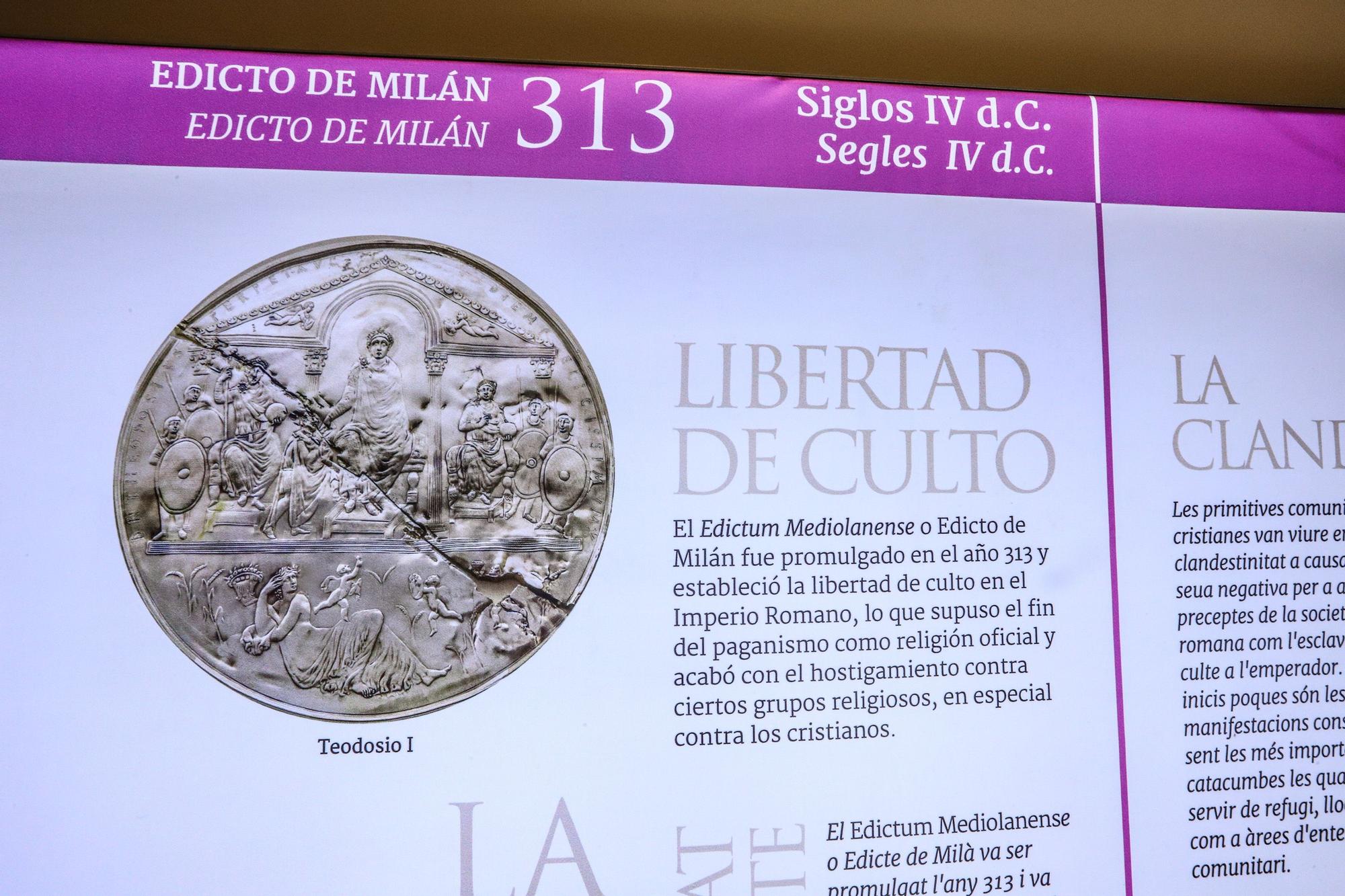 Nueva sala de de Arte Paleocristiano "Signos de Identidad" en el Museo de Arte Sacro de Orihuela