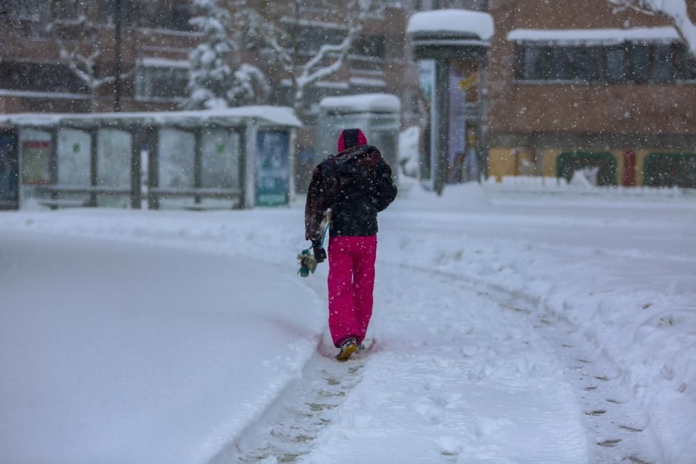 La gran nevada a Madrid aquest 9 de gener del 2021