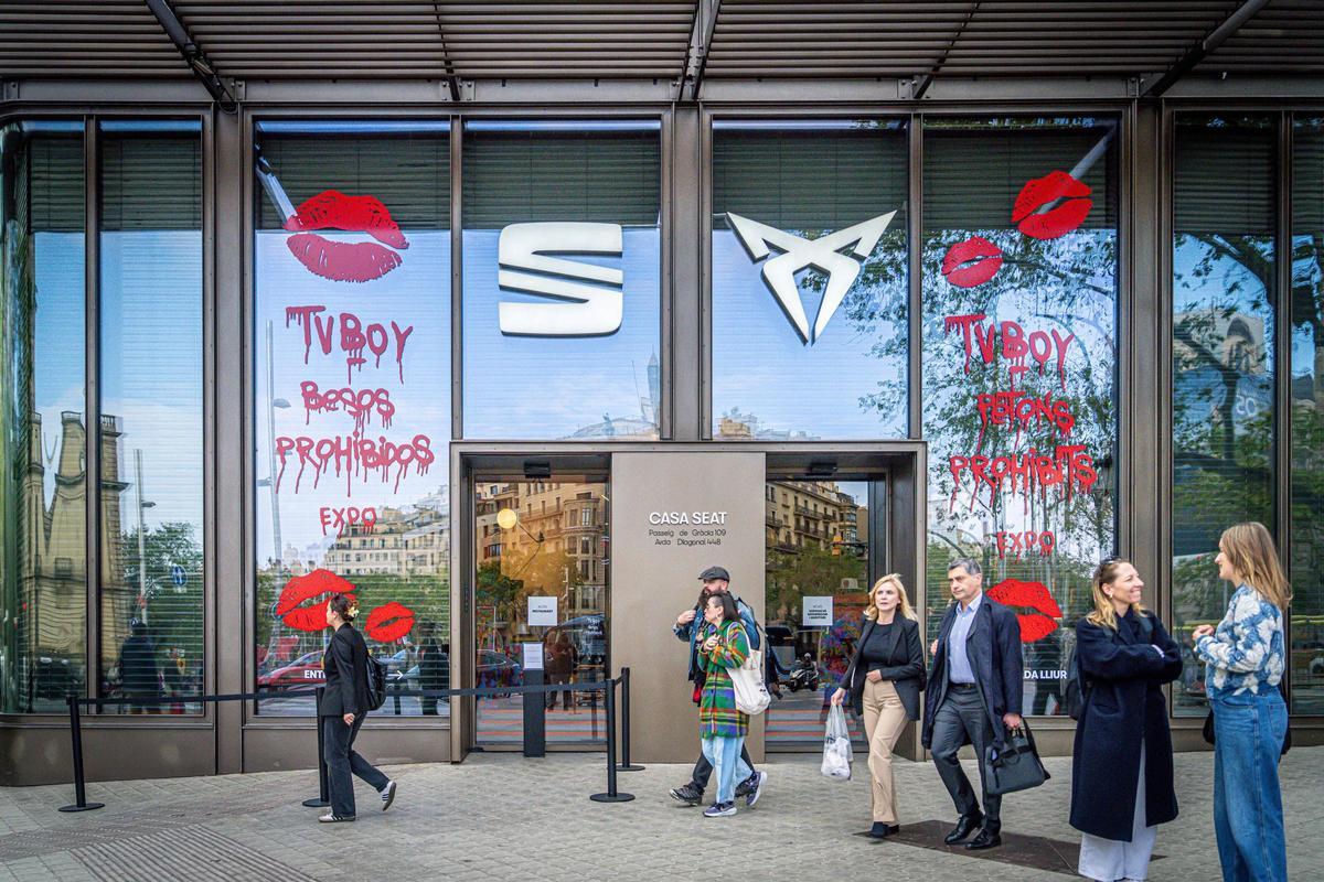 “Besos Prohibidos”, la nueva exposición de TVBoy en CASA SEAT
