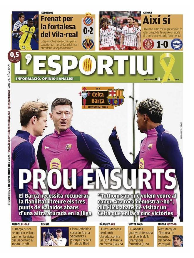 Las portadas de la prensa deportiva de hoy