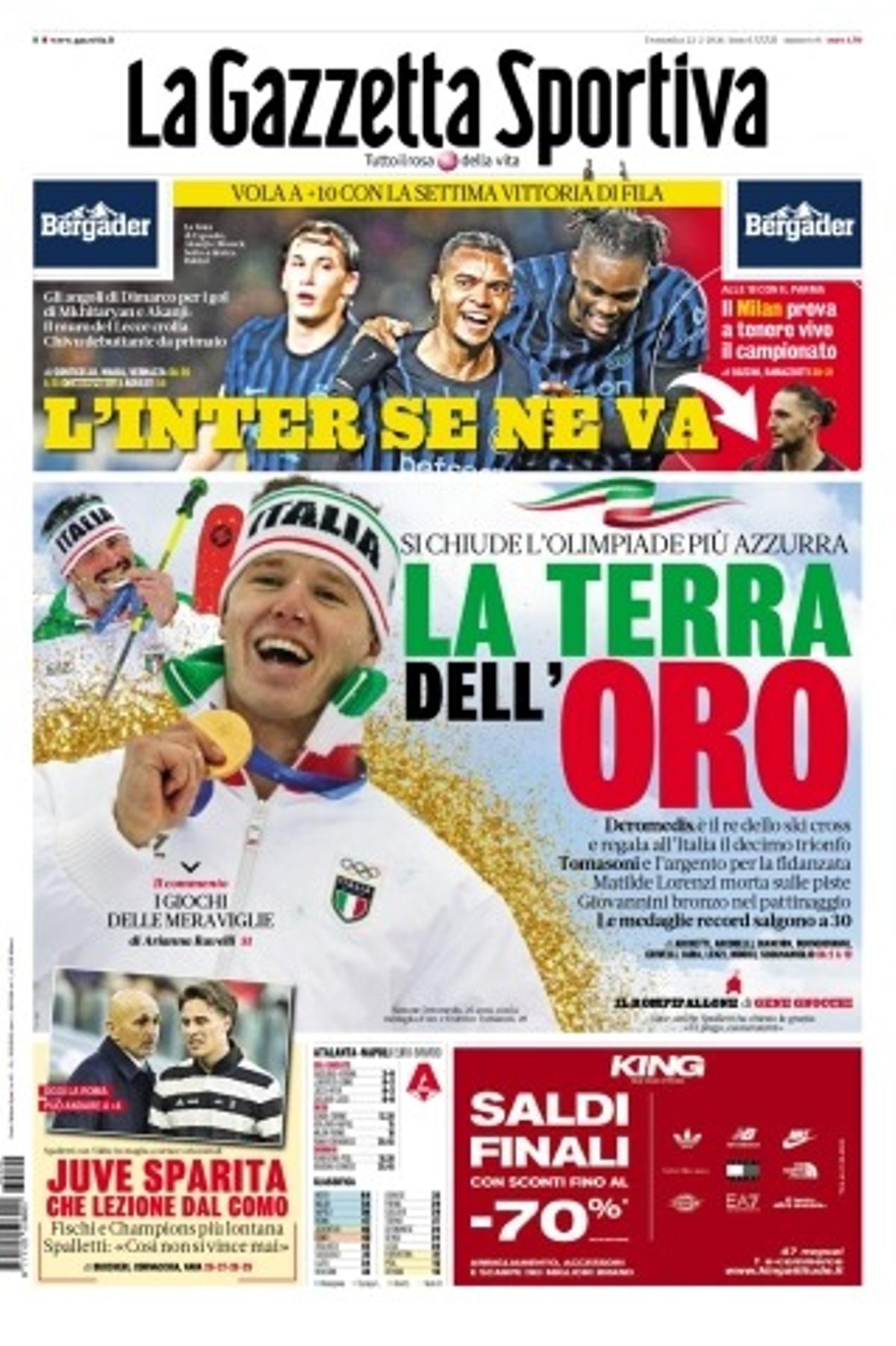 Las portadas de la prensa deportiva de hoy