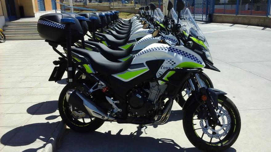 Nuevas motos de la Policía Local.