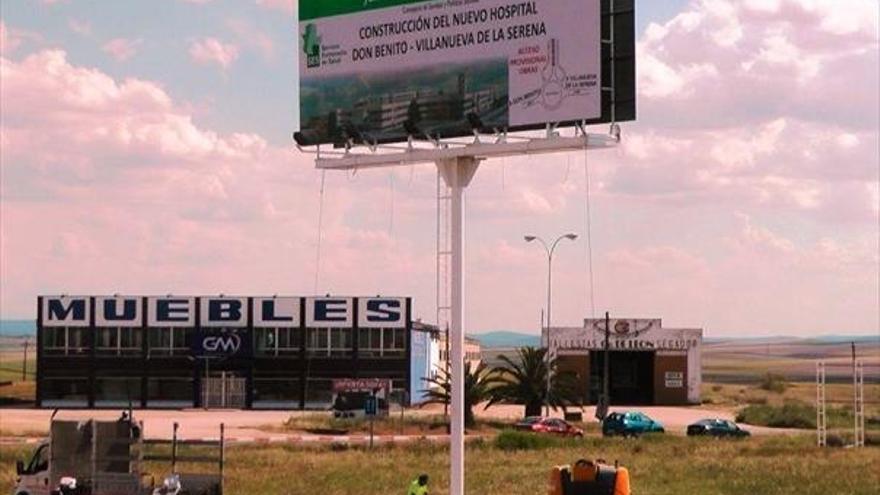 Comienzan a instalar la valla perimetral del futuro hospital