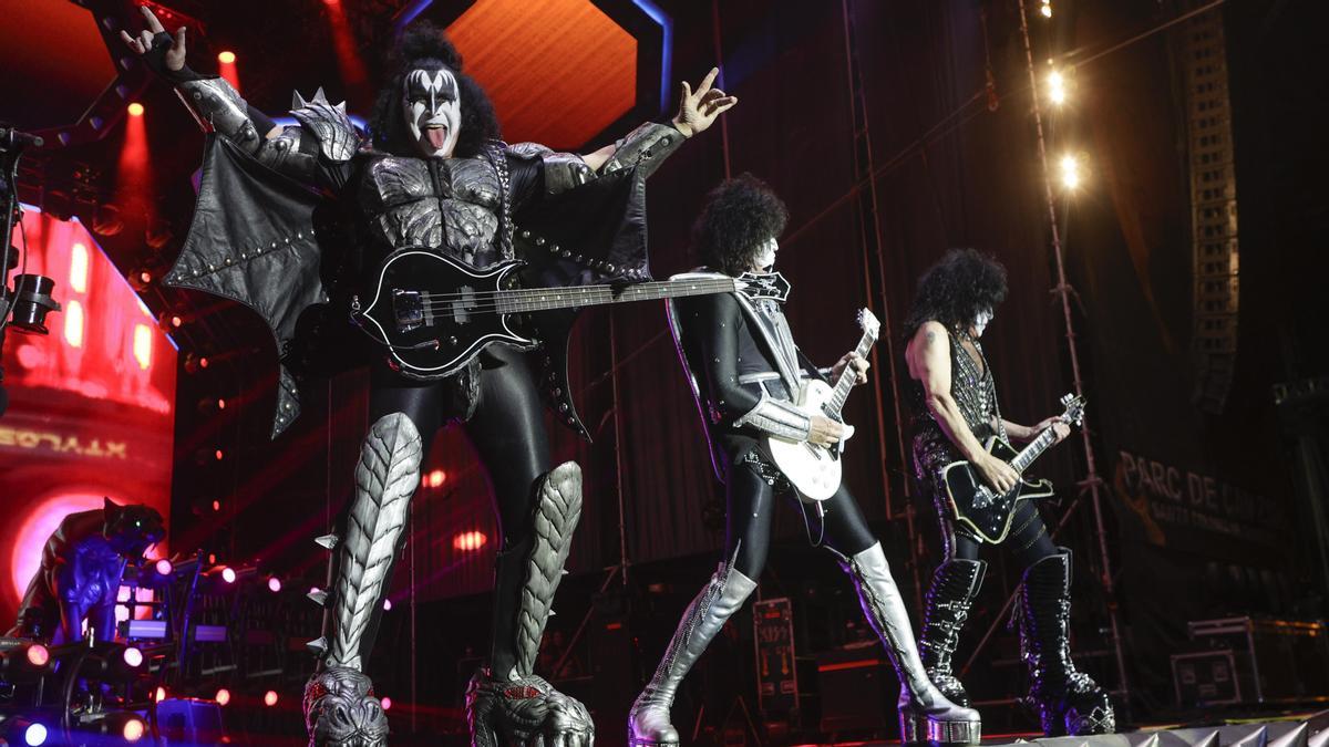 Kiss, durante un concierto.