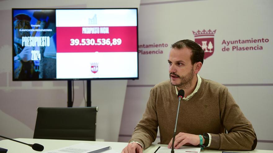 El presupuesto de Plasencia se acerca a los 40 millones, 2,6 más que el del 2023