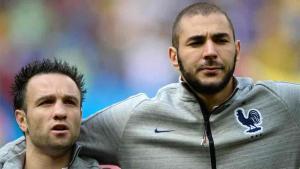 Benzema, junto a Mathieu Valbuena