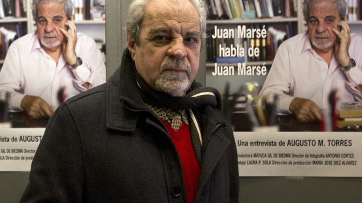 El escritor Juan Marsé presenta este miércoles el documental en Barcelona.