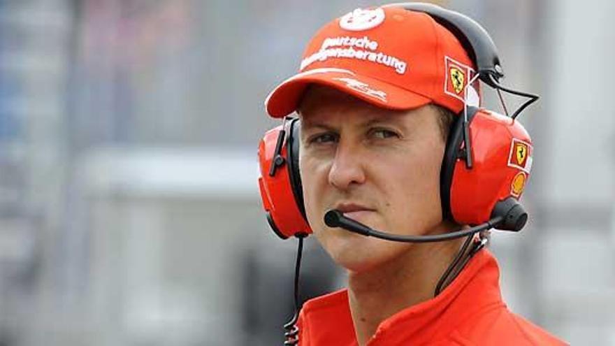 El piloto alemán Michael Schumacher durante el pasado Gran Premio de Alemania.