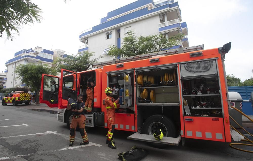 Incendio en una vivienda de Canet d'En Berenguer
