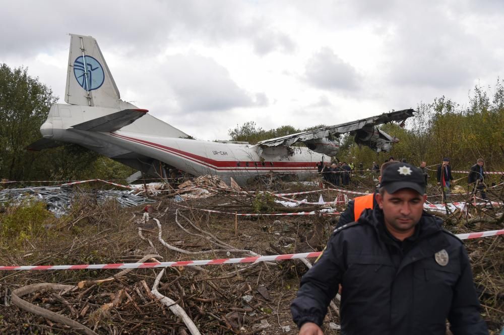 Accidente aéreo en Ucrania de un avión procedente