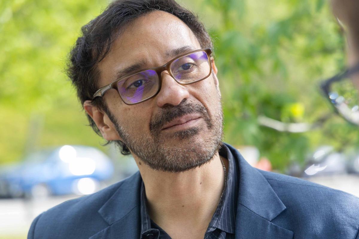 Carlos Umaña, ayer en Santiago.