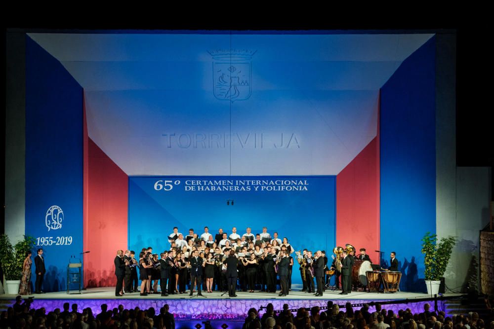 Velada de apertura del Certamen Internacional de Habaneras y Polilfonía de Torrevieja