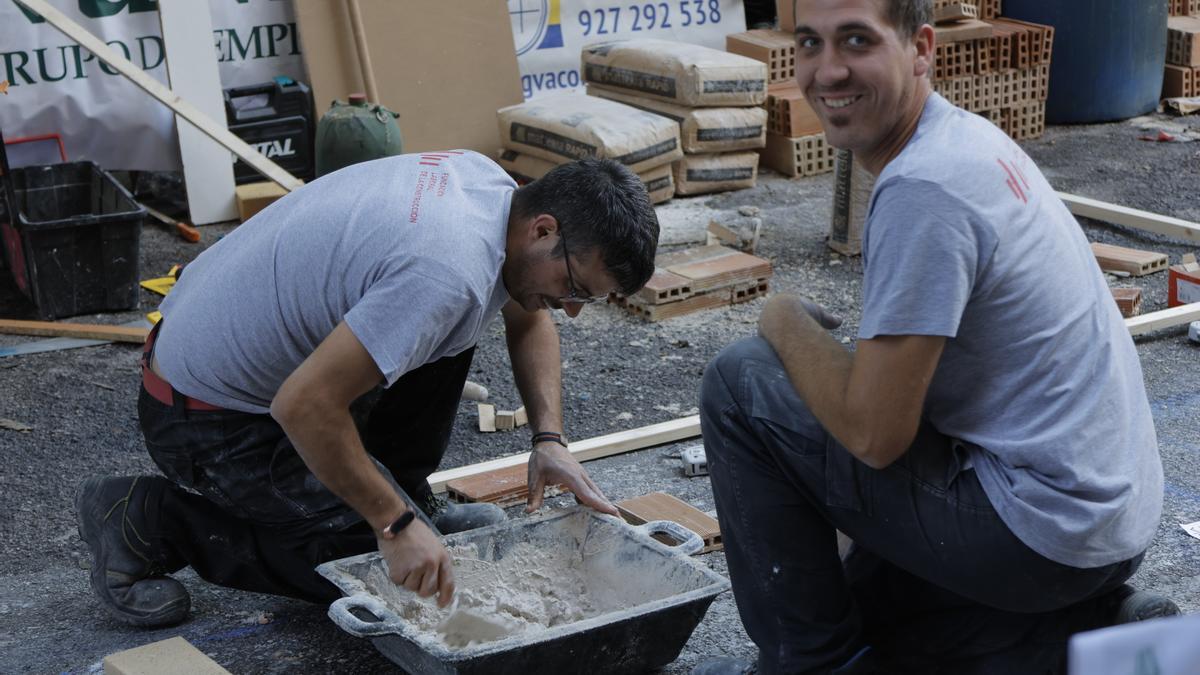 FOTOGALERÍA | Concurso de albañilería en Cáceres