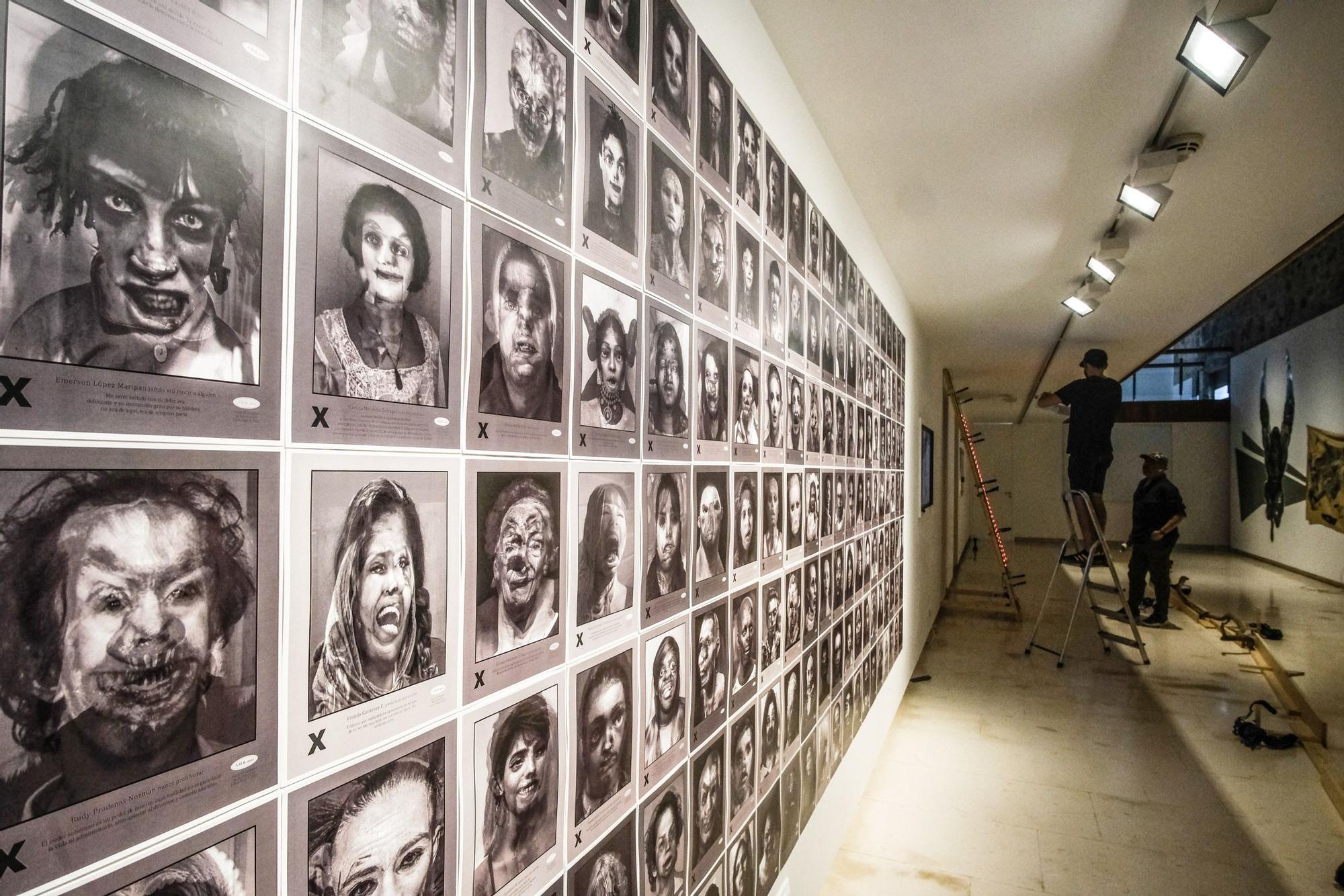 Exposición de la Bienal NoMade en el Castillo de La Luz