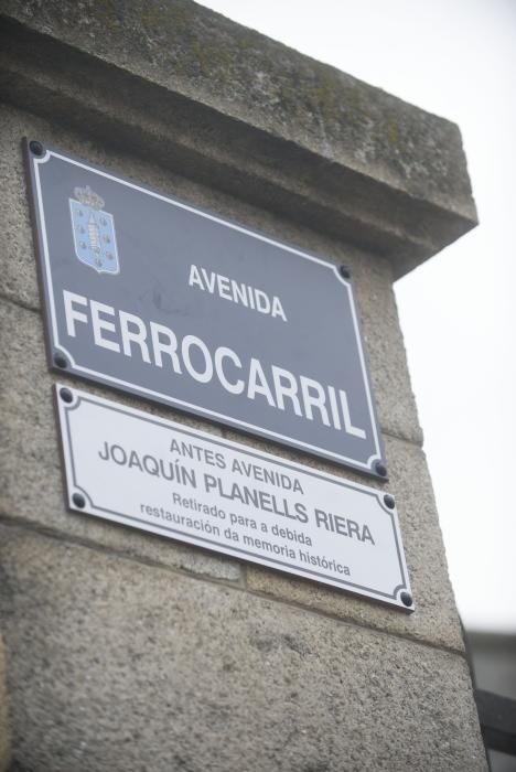 A Coruña estrena la calle del Ferrocarril y Ría do Burgo