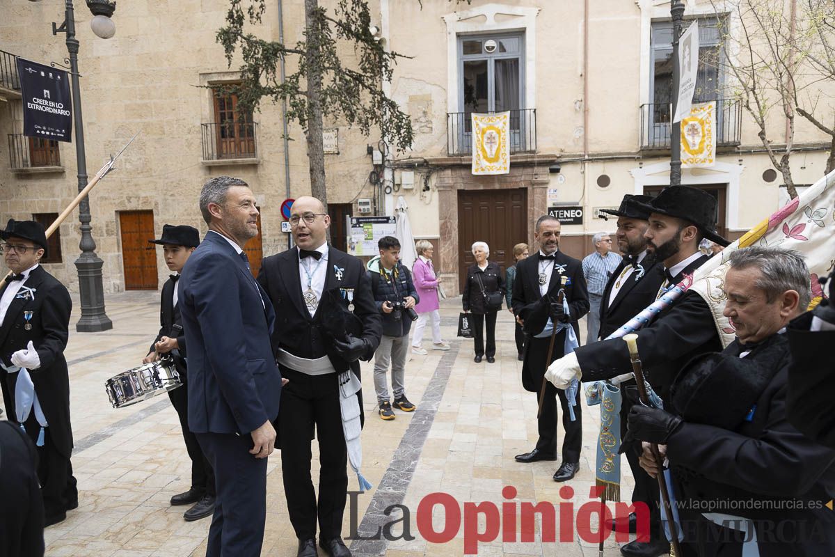 Las Fiestas de Yecla y peregrinos de Lorca llegan a Caravaca