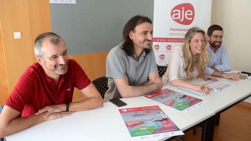 Fernando Álvarez, Marcos Balboa, Lucía Pedroso y Pablo Fernández. // Rafa Vázquez