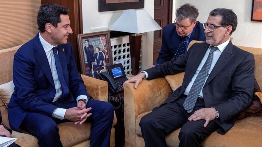 Moreno visita Marruecos para reforzar la cooperación económica