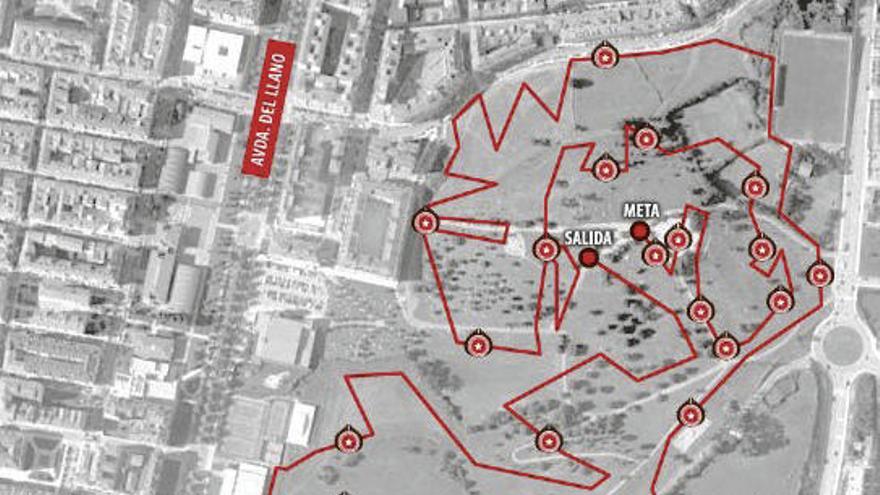 Plano del circuito para la &quot;Farinato Race&quot;.