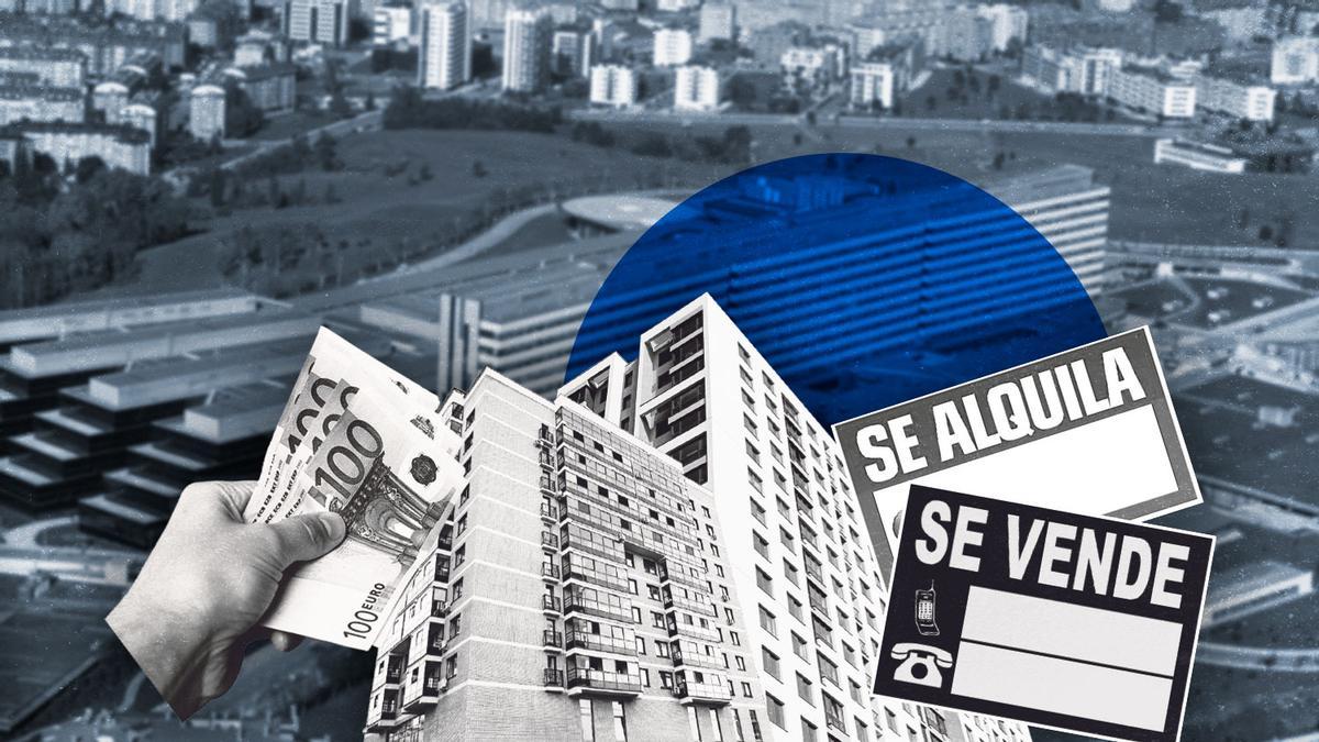 El precio de la vivienda sube en Oviedo, y estas son las dos zonas donde lo hace con más fuerza