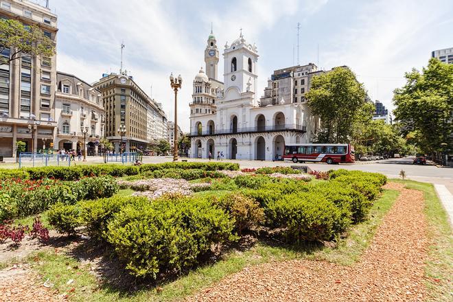 Plaza de la ciudad de Buenos Aires