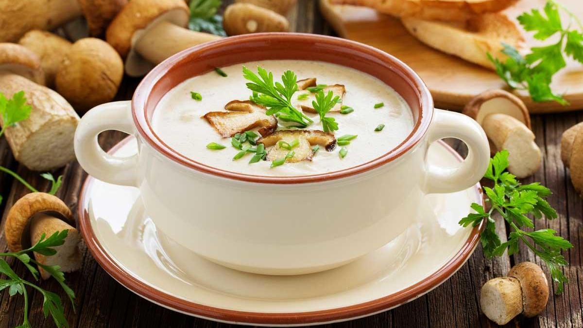 Crema de setas, receta ideal para los días lluviosos Información