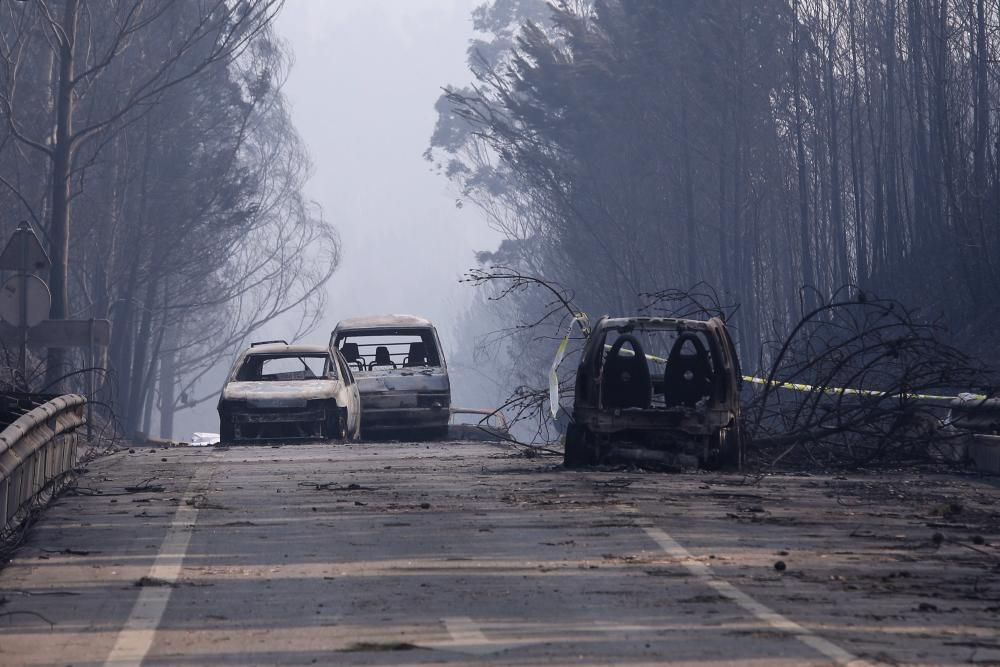 Incendio de grandes dimensiones en Portugal