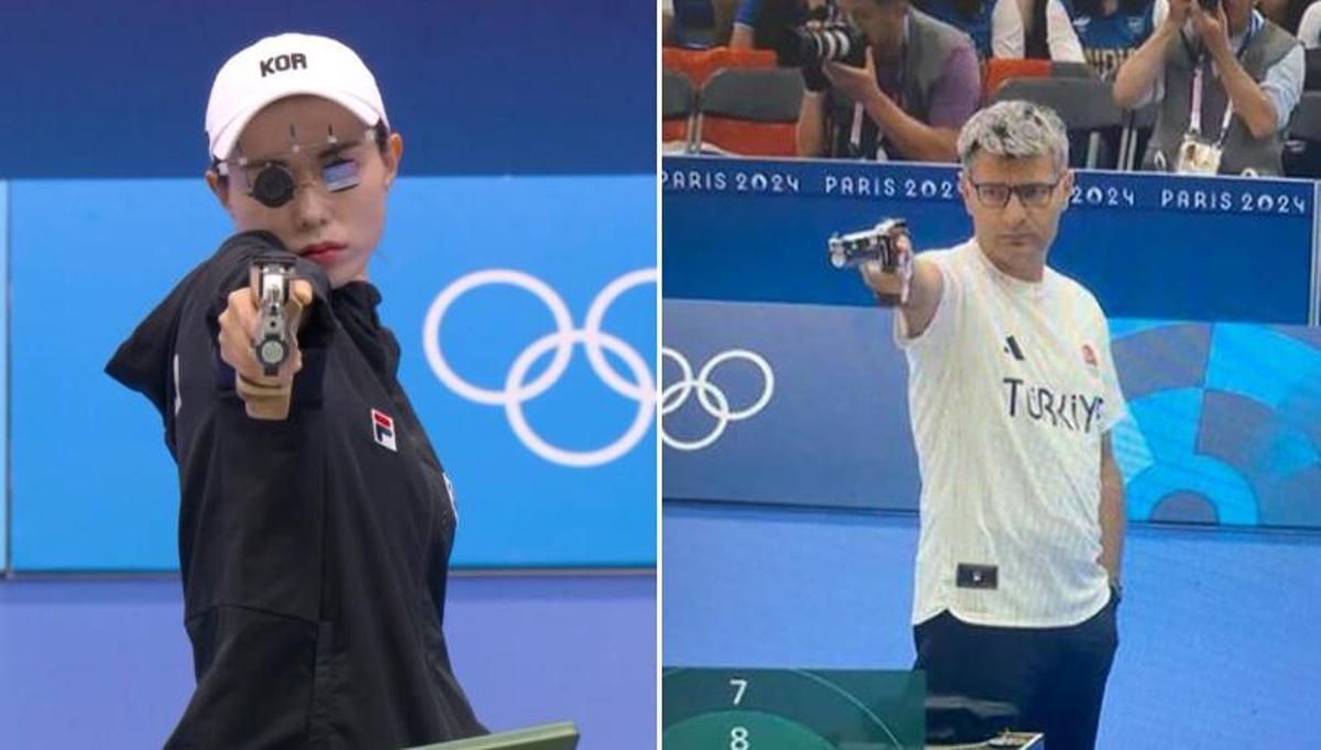 TIRO JUEGOS OLÍMPICOS | Yusuf Dikec, una plata de 'estar por casa':  disparando con una mano en el bolsillo y unas simples gafas