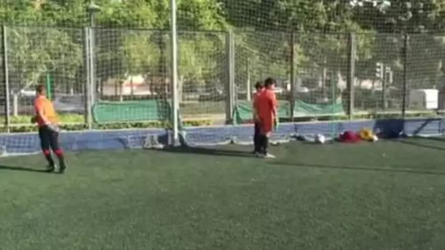 Ferran vuelve a entrenarse con su equipo