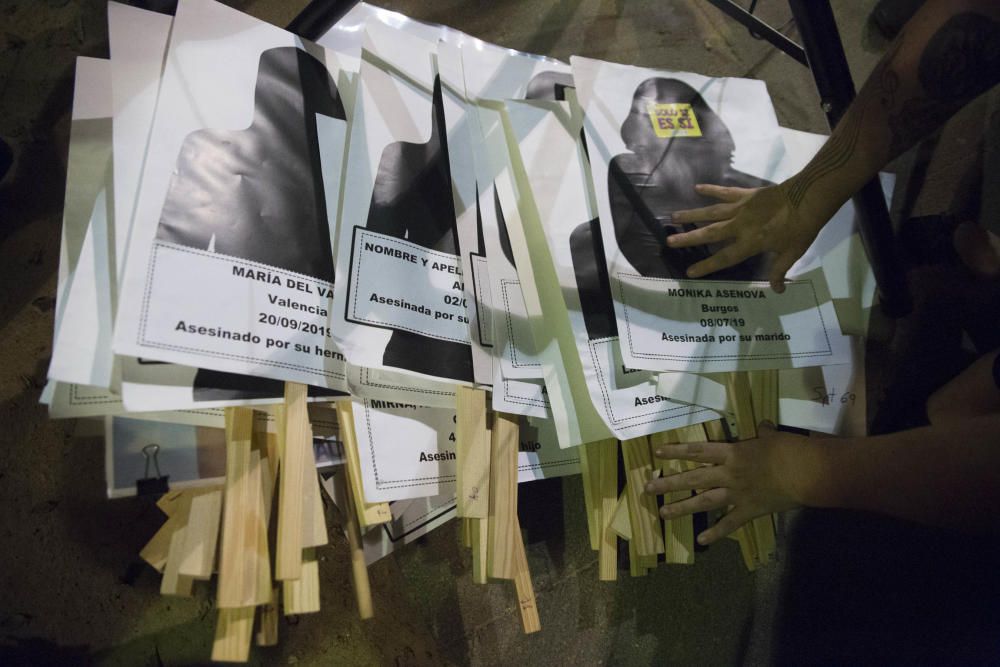 Manifestación contra la violencia machista